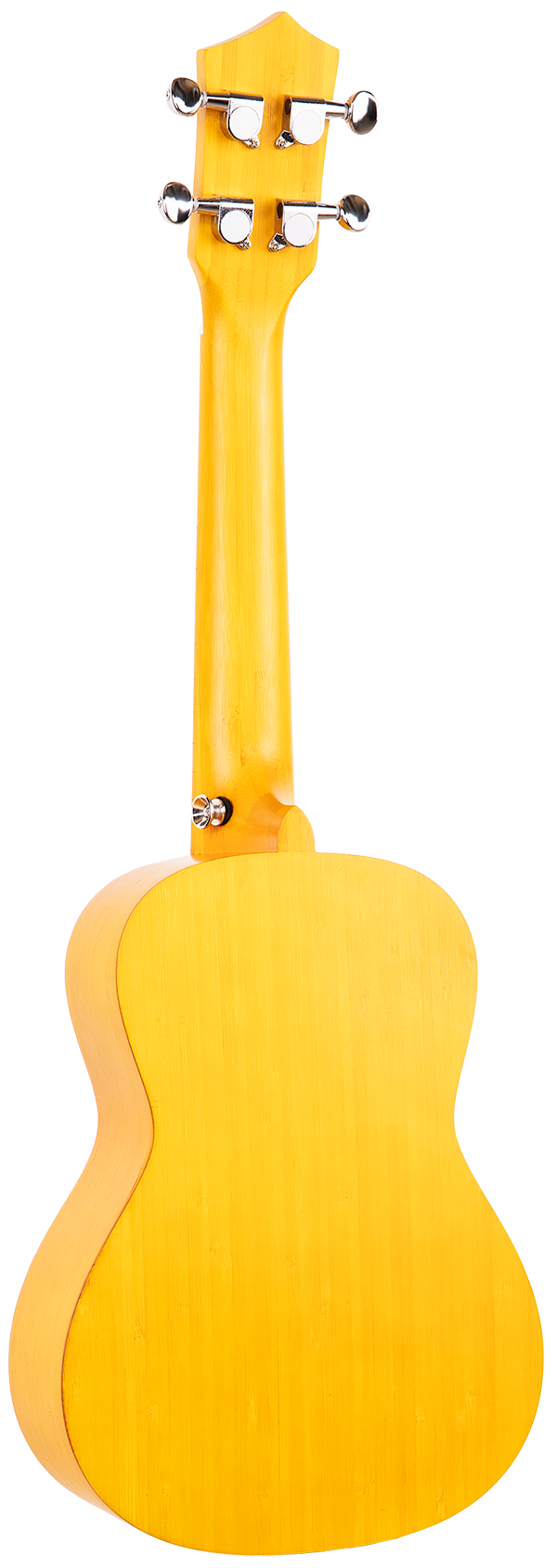Eddy Finn Bamboo Beach Ukulele with Gig Bag, Sunburst Bamboo