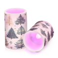 thumbnail image 7 of Yayeee Flameless Candles with Remote Flickering Battery Operated Multi Color Changing, Beige Christmas Trees, 7 of 7
