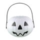 thumbnail image 5 of Cubo de dulces de Halloween, cubo de dulces, Jack-O-Lantern, extraíble y reutilizable Blanco, 5 of 9