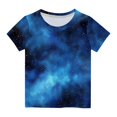 thumbnail image 2 of Piuwrlz T-Shirts Tops for Kids Girls Short Sweatshirt Sleeve Blue Size 3 Years, 2 of 5