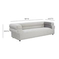 thumbnail image 2 of TOV Furniture Elsa Light Grey Velvet Sofa, 2 of 13