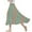 Orange, variant on Skirts for Women, Women's Skirts for Summer, Women's Casual Flowers Printed A-Line Elastic Waist Skirt