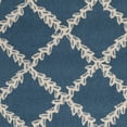thumbnail image 3 of SAFAVIEH Chelsea Alecia Geometric Borders Wool Runner Rug, Navy/Cream, 2'6" x 10', 3 of 4