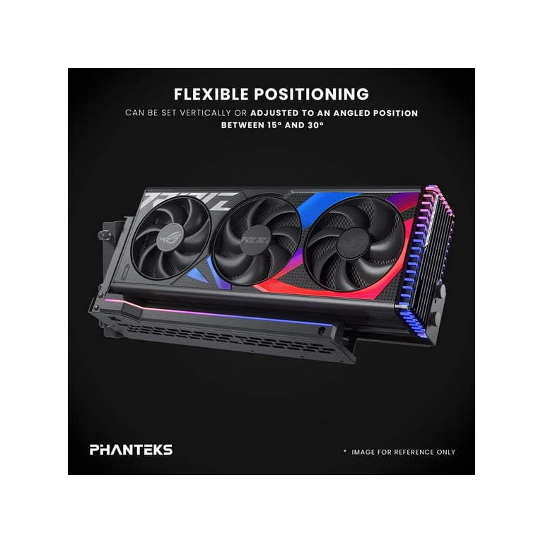 Phanteks, Premium Vertical GPU Bracket, 220mm, Black - Walmart.com