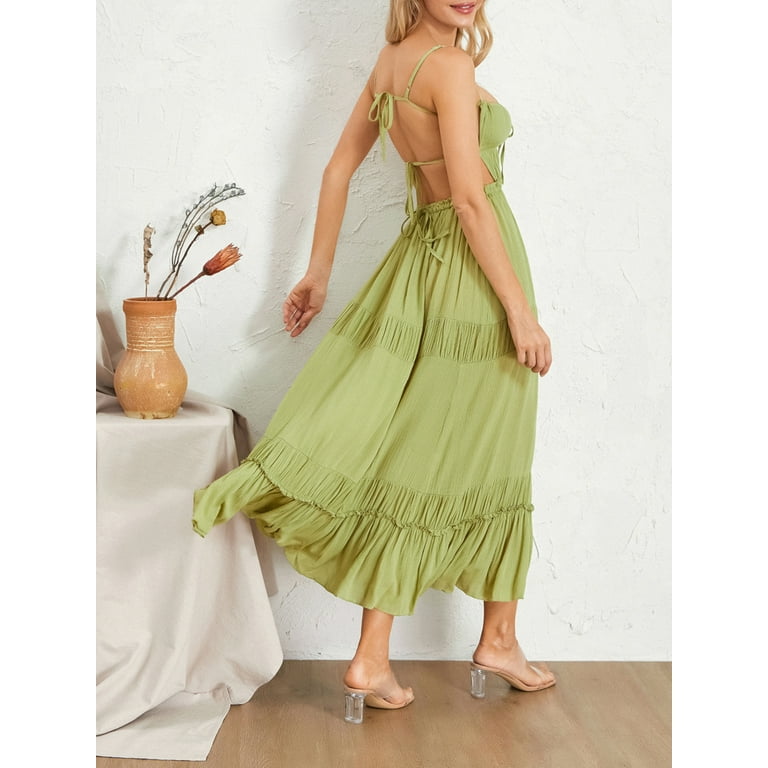 スカート HOLIDAY/RUFFLE STRAP DRESS HOLIDAY/RUFFLE STRAP DRESS