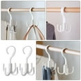 thumbnail image 6 of PENIKOKO 2-Pack Purse Hanger Hooks for Handbags, Space-Saving Wardrobe Accessories, Material, 16 x 5 x 5 Inches, 6 of 8