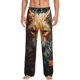 thumbnail image 1 of Balery Floral Fox Pantalones de pijama para hombre, pijama ultraligero, pantalón de descanso-Medium, 1 of 6