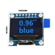 thumbnail image 4 of Matsuzay Módulo OLED 7 pines GND 0,96 pulgadas SSD 1306 SPI 128*64 Tablero de pantallas de alta definición Mini pantallas LED autoluminosas Electrónica Azul, 4 of 6
