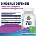 thumbnail image 2 of KAL C-Rex Vitamin C 100mg | Supplement for Kids | Tasty Orange Chewables, No Fructose | With Bioflavonoids from Rose Hips, Rutin & Acerola | 100ct, 2 of 6