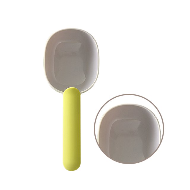 Matsuzay Cuchara de arroz de cocina, cuchara de mango largo, taza de comida, vajilla de plástico, suministros de cocina, herramienta de cocina Mostrada No.03 Matsuzay HA001086-03