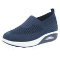thumbnail image 2 of Willtoo Orthopedic Sneakers For Women Mesh Breathable Arch Support Slip-on Walking Shoes Platform Knit Comfy Non-Slip Casual Shoes, 2 of 4