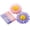 Pink, Purple, variant on Daisy Flower Party Decorations White Tissue Pom Poms for Classroom Baby Shower Wedding Birthday Party Backdrop Home Decoration, 10 Inch, Pack of 18