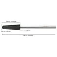 thumbnail image 7 of PANA Professional 3/32" Shank Size Cone Shape Carbide Bit - DLC Black - Grit: Fine, 7 of 7