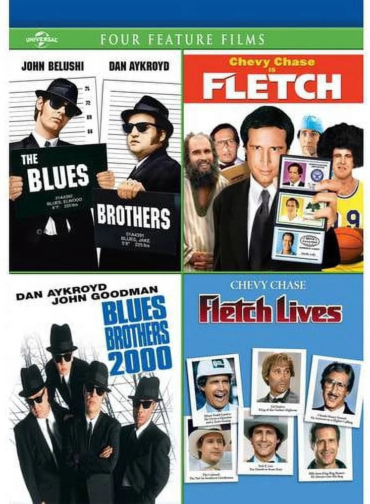 The Blue Brothers / Fletch / Blues Brothers 2000 / Fletch Lives (DVD)