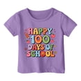 thumbnail image 4 of MEZZALL T-Shirts pour Enfants Garçons Filles Saison Scolaire Col Rond Manches Courtes T-Shirt d'Été Décontracté Adorable, 8-9 Ans, 4 of 4