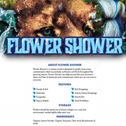 Flower Shower - Rinses Away Contaminates on Flowers and Fruit - 2 lb Bag by GreenGro