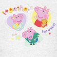 thumbnail image 3 of CafePress - Peppa Pig: Together Forever! Kids T Shirt - Light Classic Kids Graphic, Short Sleeve T-Shirt, Sizes XS-XL, 3 of 4