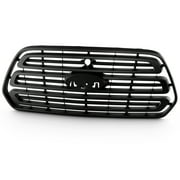 AKKON - Fits 2015-2019 Ford Transit 150/250/350/350HD Front Bumper Upper Center Grille Chrome/Black Molding Replacement