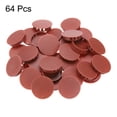 thumbnail image 3 of Uxcell 64Pcs 50mm Tapones de agujero redondos de nylon plástico marrón rojizo, 3 of 6