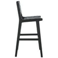 thumbnail image 6 of SAFAVIEH Adah Rectangle Mid Back Bar Stool, Black, 6 of 13