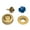 Brushed Gold, variant on Dearborn Brass DEAK99RB True Blue Trim Kit Push Pull Orb