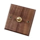 thumbnail image 4 of Placa de interruptor de luz de madera para decoración de pared, práctica y fácil de instalar. Palanca única, 4 of 9