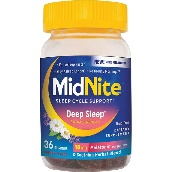 MidNite Gummies - 10mg Melatonin Sleep Aid