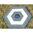 thumbnail image 2 of Homebrite 33842-3 Homebrite Set of 3 Solar Power Hexagon Garden Green Stepping Stones, 2 of 3