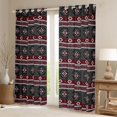thumbnail image 2 of Castle Fairy Boho Aztec Black Out Curtains for Kids Teens,Red Grey Curtains Pack of 2 (42x63 Each),Bohemian Tribal Hippie Bedroom Curtains,Super Cozy Room Decor, 2 of 6