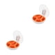 thumbnail image 1 of sweethay Pill Splitter Box ABS PC Cortador de acero inoxidable Sellado Tablet Divider Interior Exterior Hogar Dormitorio Estuche de viaje Blanco Blanco 2Conjunto, 1 of 6