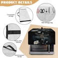 thumbnail image 6 of Renewold Toaster Oven Cover Dustproof Washable Countertop Oven Air Fryer Protector Case Polyester Kitchen Appliance Cover Home Decoration, 18.5 x 14.5 x 9 Inches, Dragonfly Flower, 6 of 7