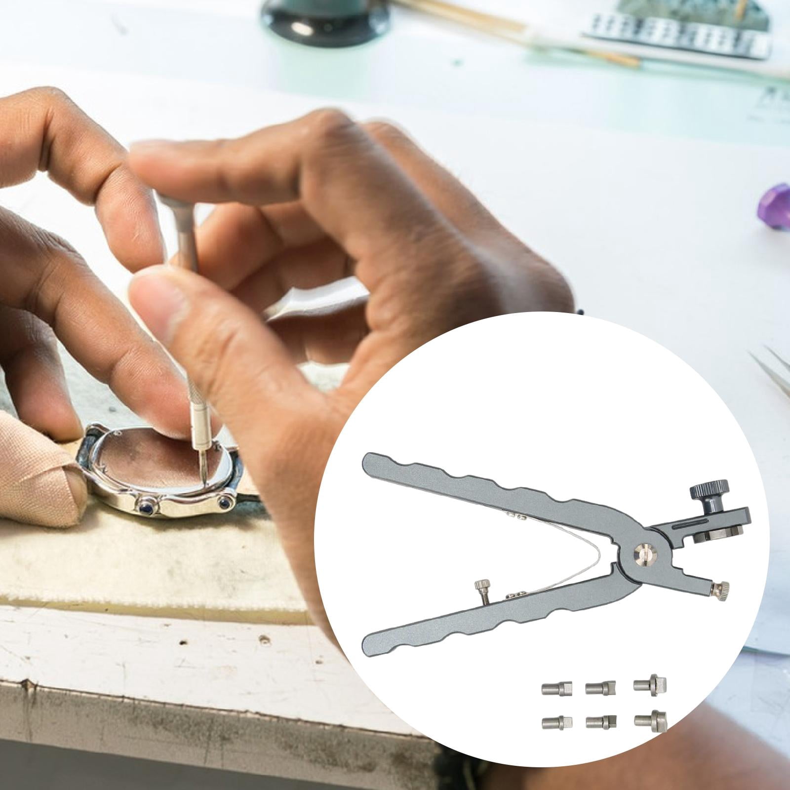 FVDPWYE Leather Watch Bracelet Cutting Plier Lightweight Easy to Use Metal Hand Tool