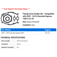 thumbnail image 2 of Timing Cover Gasket Set - Compatible with 2007 - 2013 Chevy Express 1500 4.3L V6 2008 2009 2010 2011 2012, 2 of 2