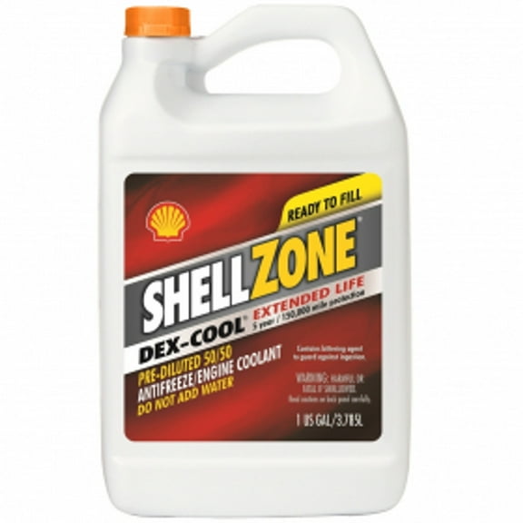 Shell DEX-COOL 50/50 Antifreeze/Coolant, Replaces SHELDEX50