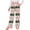 White, variant on Odeerbi Kids Boys Girls Christmas Pajama Pants Christmas Tree Snowflake Deer Print Sleepwear Bottoms Elastic Waist Sports Pants Loungewear Pants Outside Lantern Pants Hot Pink