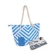 thumbnail image 3 of Bolso de mano para playa, con cierre de cremallera y aislamiento, ideal como regalo para mujer Azul, 3 of 9