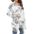 thumbnail image 4 of JINMGG Womens Coats Clearance, Winter Coats for Women Women's Loose Fashion Casual Printing Cute Long Sleeve Tops Cardigan Coat Blouses, 4 of 6