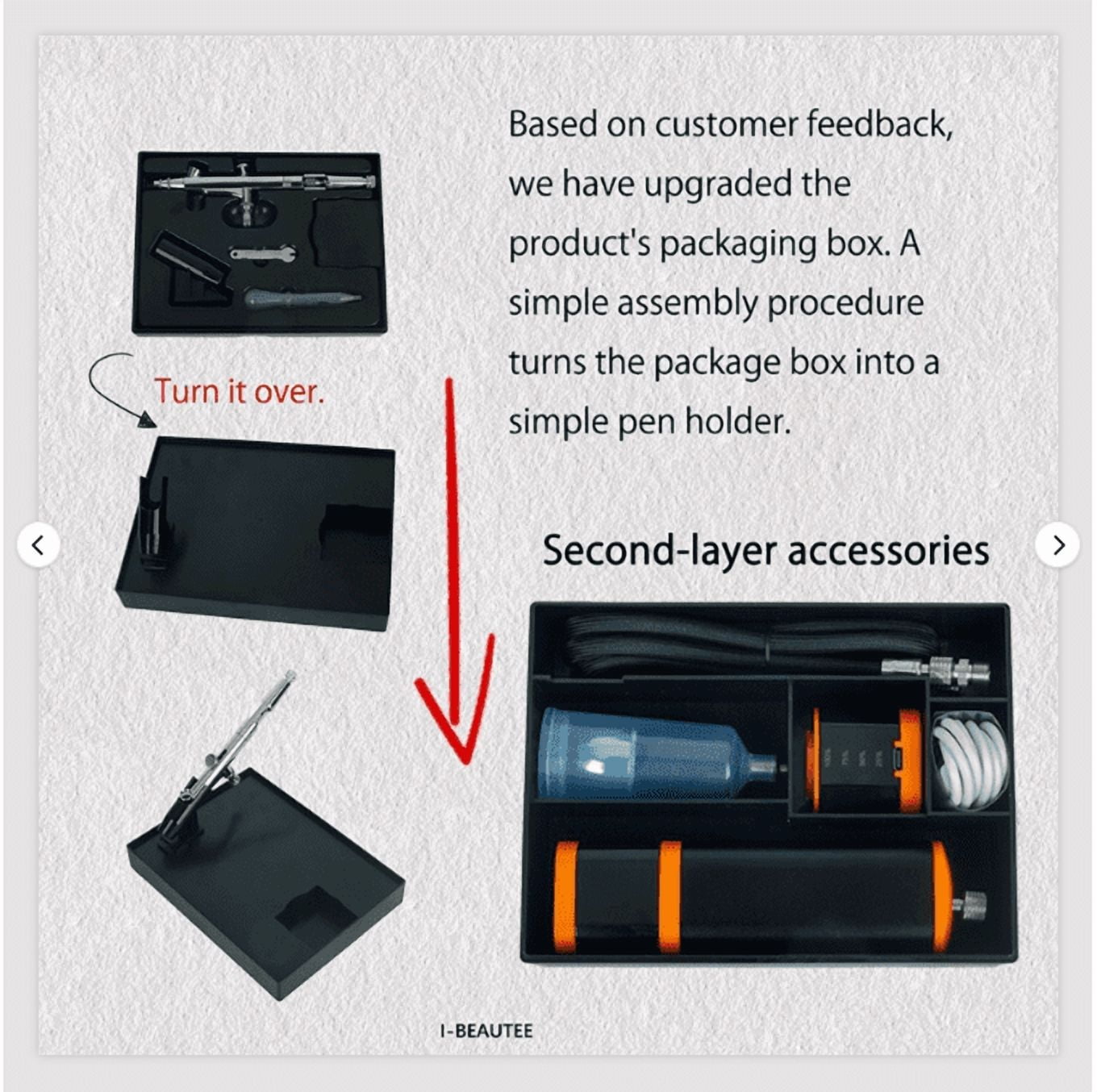 Multi-Purpose Portable Dual-Action Airbrush with Replaceable Battery - Cordless Compressor Kit for Art Painting, Cake Topping