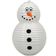 Beistle Christmas Party Decorative Snowman Paper Lantern (1 Per Package) - 6 Pack