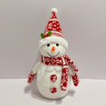 thumbnail image 3 of Gibobby Muñeco de nieve resplandeciente de Navidad, adornos de muñeco de nieve, LED para vacaciones, fiesta de invierno, decoración del(C), 3 of 5