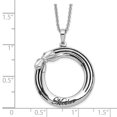 thumbnail image 7 of Sterling Silver Antiqued My Mother, My Gift 18in. Necklace and Pendant, 7 of 7