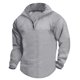 thumbnail image 1 of pstuiky camisas de manga larga para hombre, Camisa de manga larga con cuello alto y cremallera para hombre Tops casuales para hombres l, 1 of 5