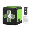 thumbnail image 1 of Tignapoo Niveau Laser Vert Compact avec Projection à 2 Lignes, Autonivellement Haute Précision, Batterie Lithium Intégrée, et Support Mural Inclus, 1 of 5