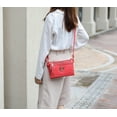 thumbnail image 3 of MKF Collection Elaina Vegan Leather Crossbody Bag 9in Spacious Compartments, 3 of 9