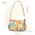 thumbnail image 3 of FORMRS Womens Shoulder Bag with Chain Strap Clutch Purse Cute Tote Handbag, Orange Autumn Leaves, 3 of 7
