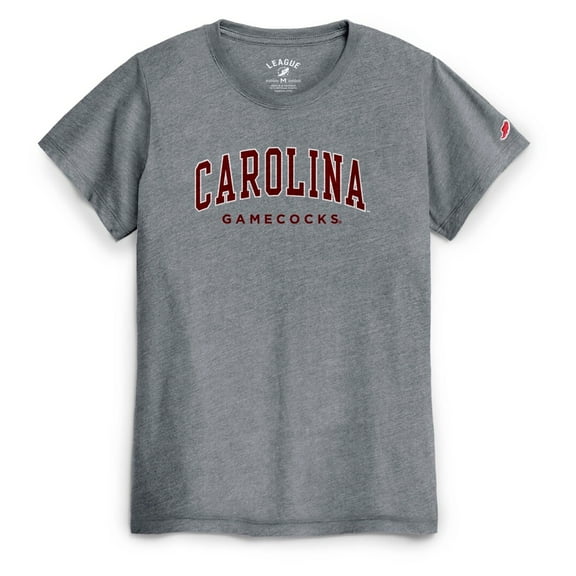 Women's League Collegiate Wear Heather Gray South Carolina Gamecocks Intramural Classic Tri-Blend T-Shirt
