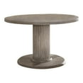 thumbnail image 3 of Acme Gabrian Dining Table w/Single Pedestal in Reclaimed Gray Indoor, 3 of 8