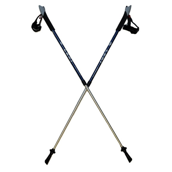 LEKI Nordic Walking Instructor Fully Adjustable Walking Pole 100-130cm Dark Blue