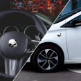 thumbnail image 2 of Kunmingshisd (67x69mm) Etiqueta Engomada Del Coche Del Cráneo De Metal 3D Y Pegatinas De La Motocicleta Calcomanías De La Insignia Del Cráneo Accesorios De Modelado De Equipaje Del Coche Pegatinas, 2 of 5