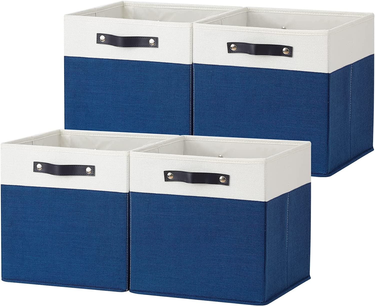 Cube Storage Bins 13x13, Cubby Storage Bins for Shelf Closet Nursery ...